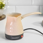 Турка электрическая 0,3л 600Вт Energy EN-293, бежевая