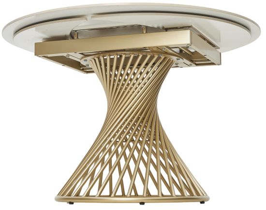 Стол BUENO 120 GLOSS LUXURY PANDORA SOLID CERAMIC / шампань