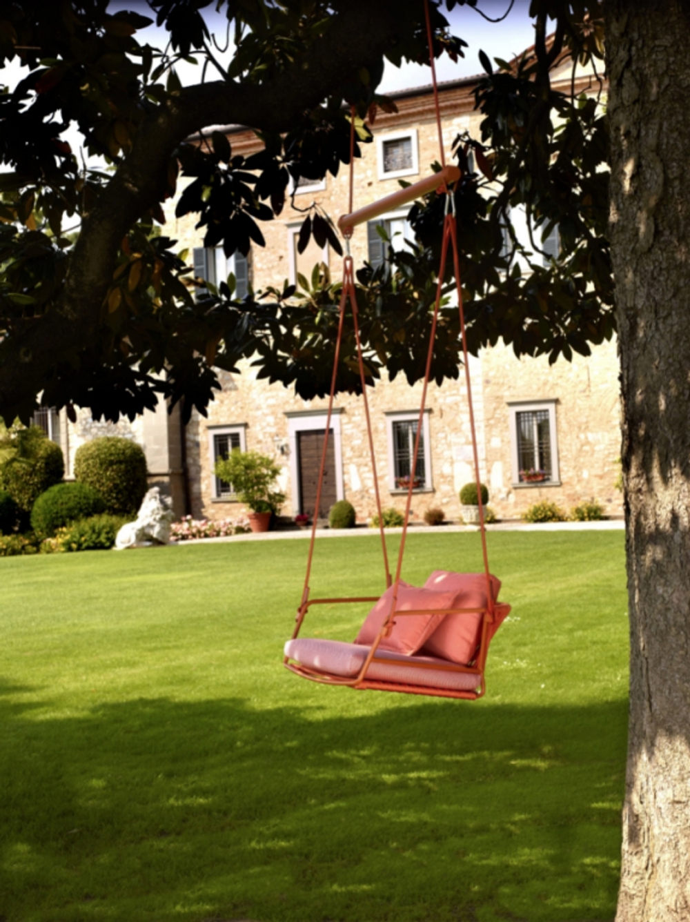 Качели плетеные Scab Design Lisa Swing, терракотовый, оранжевый