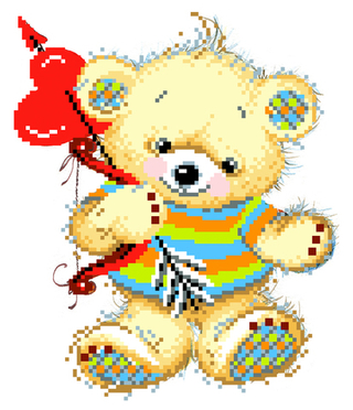 "Купидон"-4177 ткань с рисунком