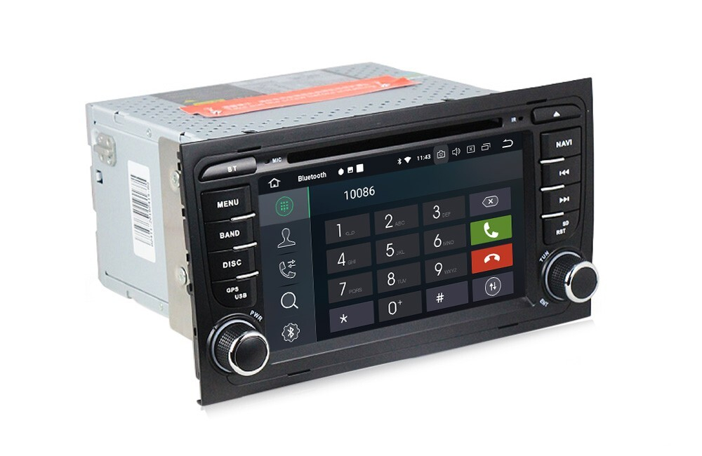 Магнитола для AUDI A4 2000-2008 (B6,B7) - Carmedia MKD-7074-P6 на Android 10, 6-ТУРБО ядер, 4ГБ-64ГБ