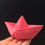 ORIGAMI BOAT PINK прорезыватель для зубов