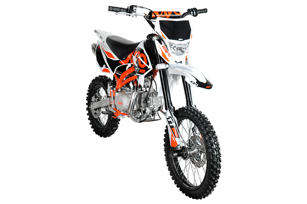 Питбайк KAYO BASIC TT125EM 17/14 KRZ (механ. сцепл., эл. стартер 2022 г.)