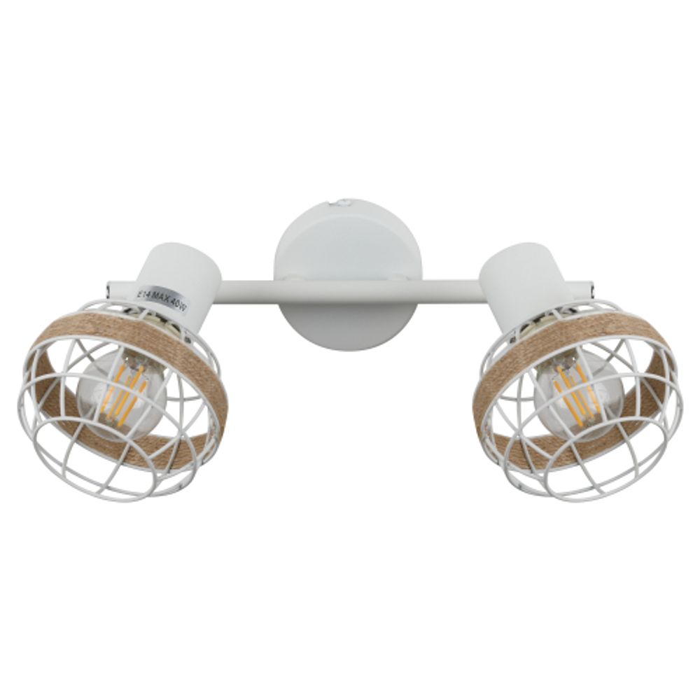 Светильник настенно-потолочный спот Rivoli   7034-702 2 x E14 40 Вт поворотный