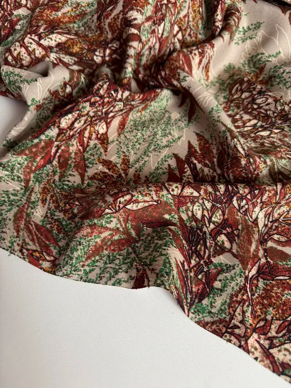 Ткань для шитья штапель вискоза принт