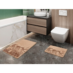 Набор ковриков д/ванной Shahintex Vintage  60*100+60*50 бисквитный (01)