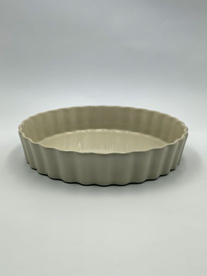 Форма для выпечки керамическая круглая 28 см.