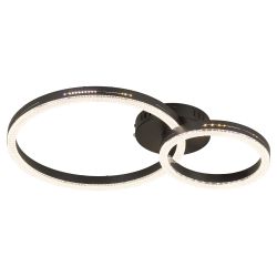 Светильник потолочный светодиодный ЭРА Модерн Bloom CLL-1-78W 3K-6K RC BK с ДУ черный