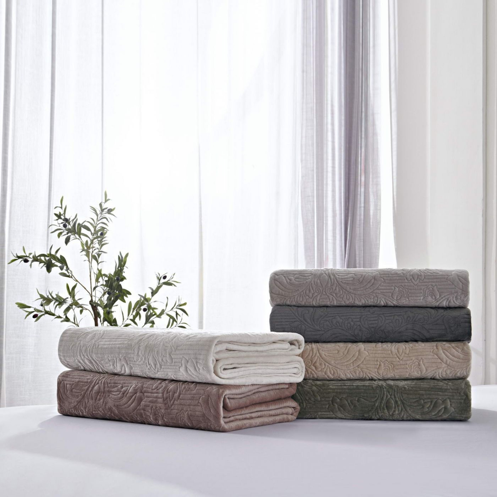 Плед 160х220 Sofi De MarkO Вивальди серый