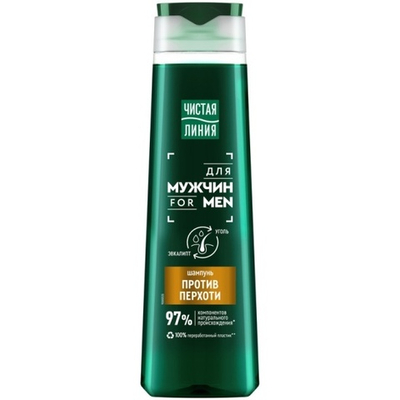 Чистая линия Men шампунь Против перхоти 400мл.