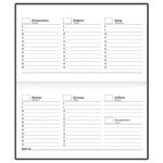 Планинг-еженедельник недатированный 165х90мм, Staff Metropolis, тверд. обл, 64л