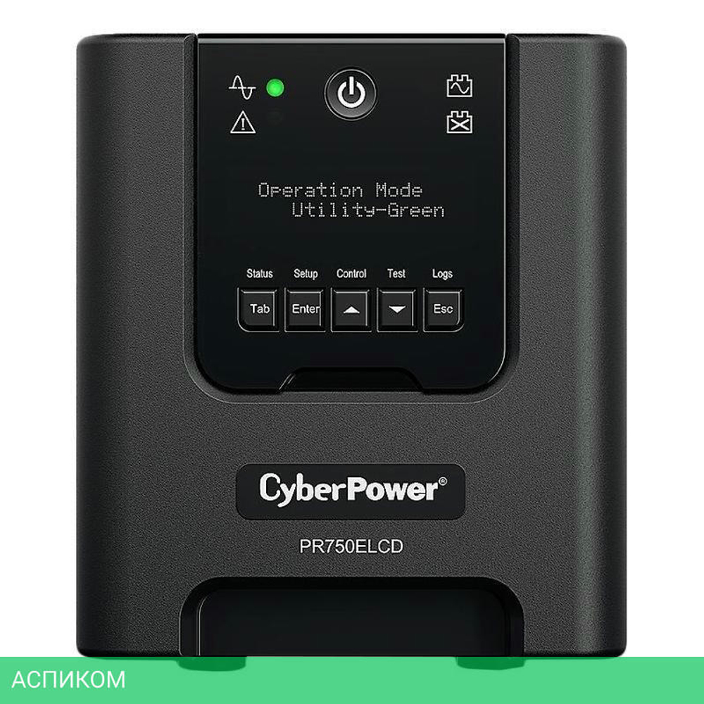 Источник бесперебойного питания CyberPower LCD 750VA/675W (PR750E)