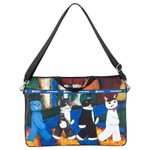 Skechers LeSportsac Collaboration Fabric Portable One Shoulder Crossbody Laptop Bag Large Unisex