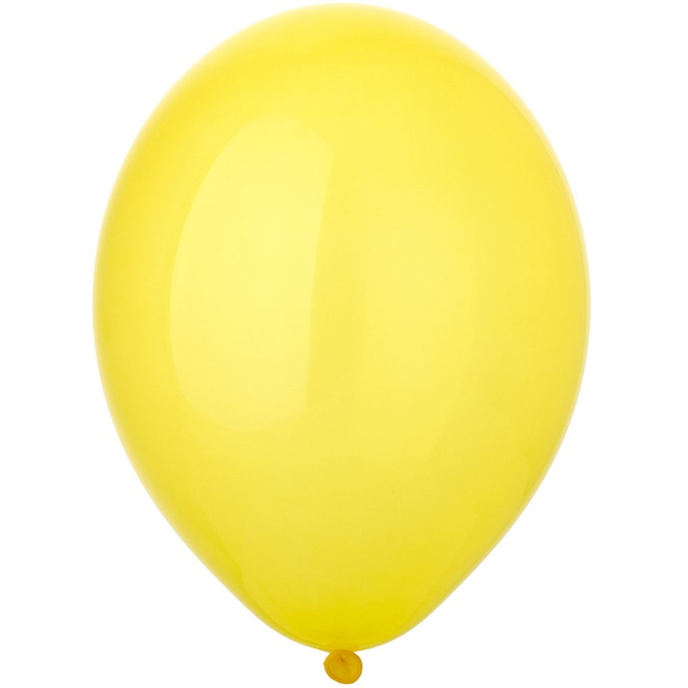 Шар латексный Экстра Кристалл 36 см (Желтый)