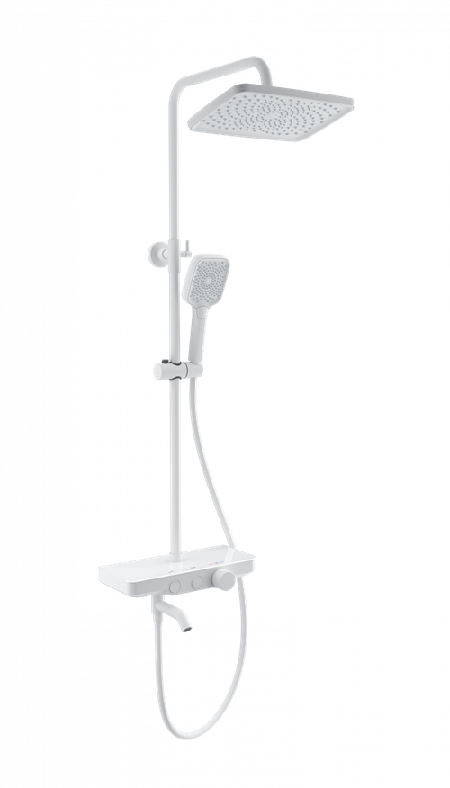 Душевая система с термостатом WONZON & WOGHAND, Белый матовый (WW-B3099-A-MW)