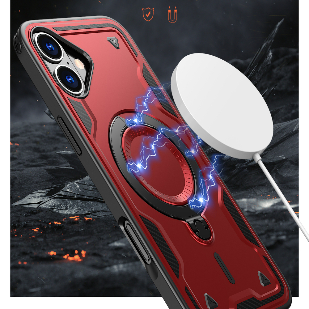 Чехол Magneto Case с кольцом для iPhone 16 Plus
