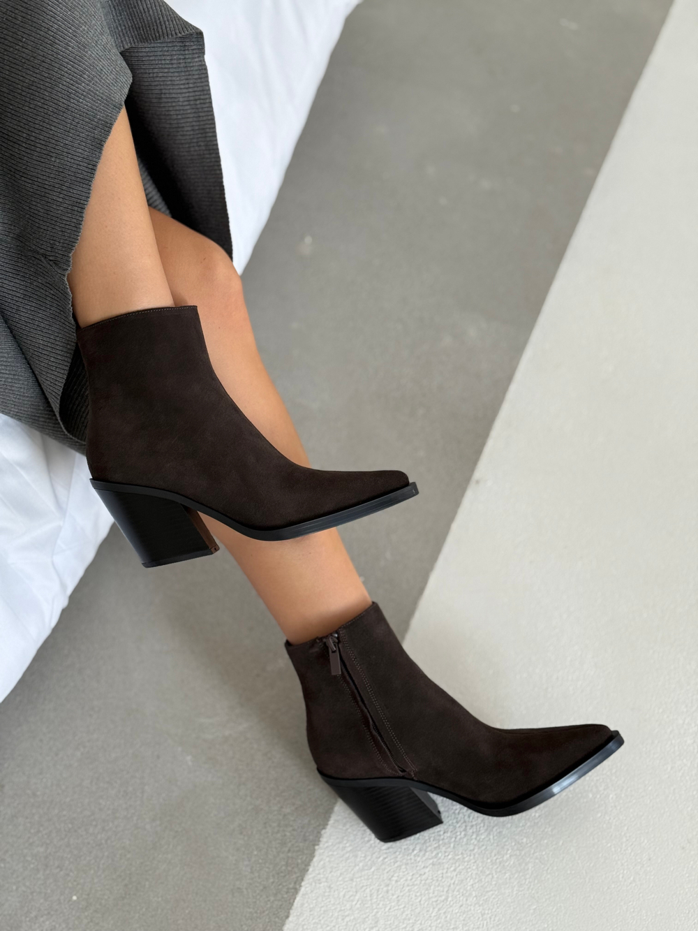 Казаки из натуральной замши