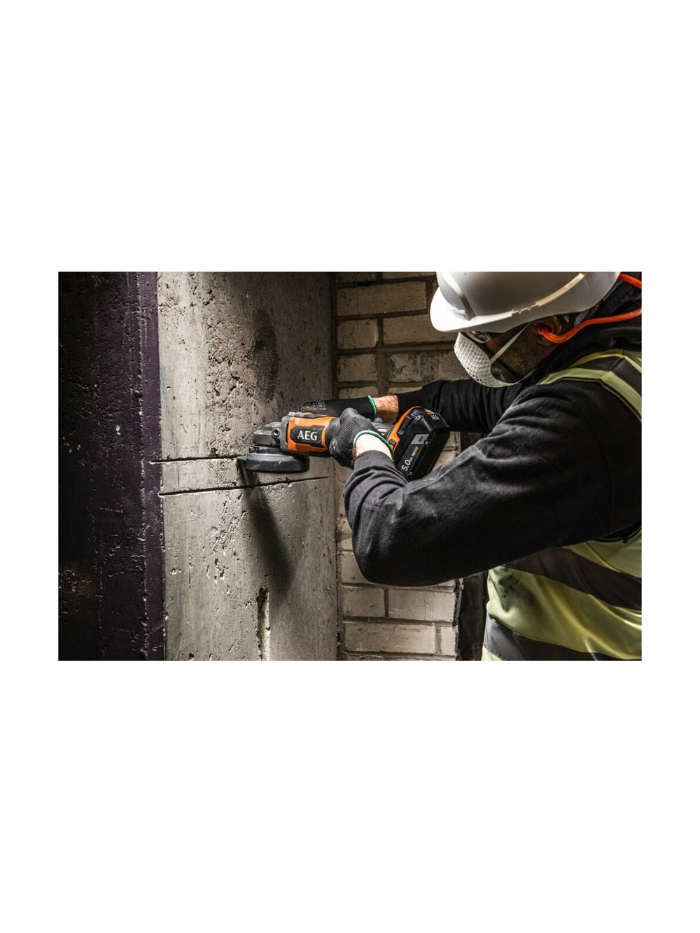 Углошлифмашина AEG BEWS18-115BLPX2-0 115 мм, 18В 4935480856