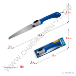 ЗУБР ПОХОДНАЯ 9 205 мм, Ножовка для быстрого реза сырой древесины (15169-18)