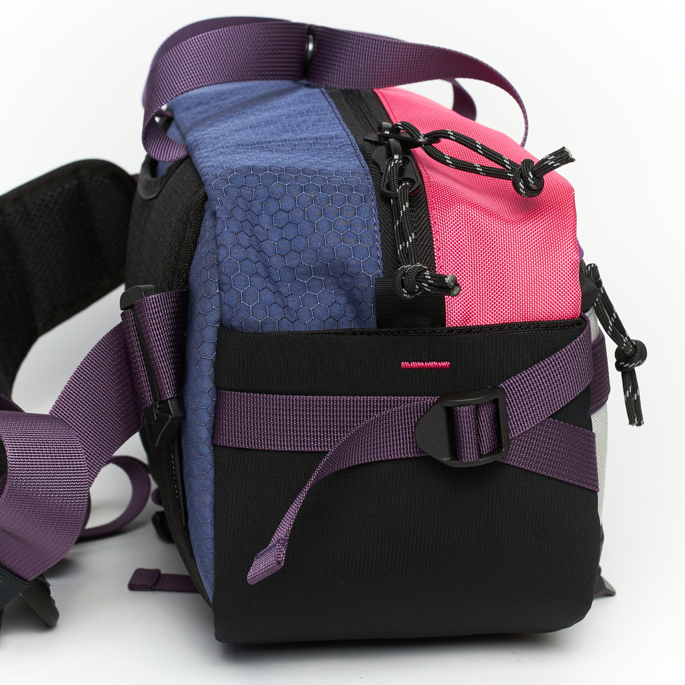 Сумка Technic Sling Baguette белый/фиолетовый/розовый