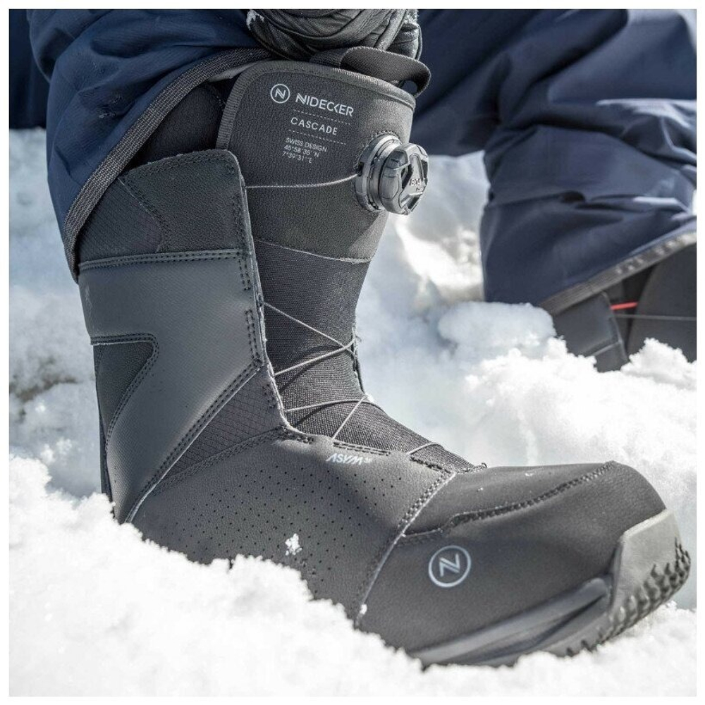Ботинки для сноуборда NIDECKER 2023-24 Cascade Black (US:11,5)