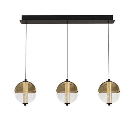 Подвесной светильник MD24022079-3B black/amber