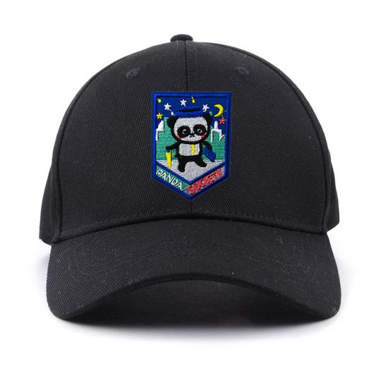 Нашивка термоаппликация на одежду и на рюкзак. Panda Society