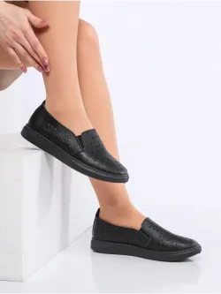 Мокасины летние с перфорацией