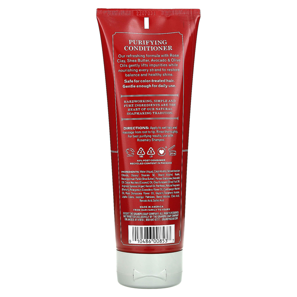 The Grandpa Soap Co., кондиционер с розовой глиной, очищение, 237 мл (8 жидк. унций)