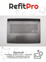 Верхняя панель с клавиатурой (топкейс) для ноутбука Lenovo Legion Y740-17ICHg/Legion Y740-17IRH/Legion Y740-17IRHg раскладка - русская, с подсветкой, серый (5CB0S16460), оригинал