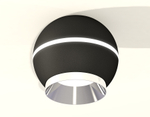 XS1102011 SBK/PSL черный песок/серебро полированное MR16 GU5.3 LED 3W 4200K (C1102, N7032)