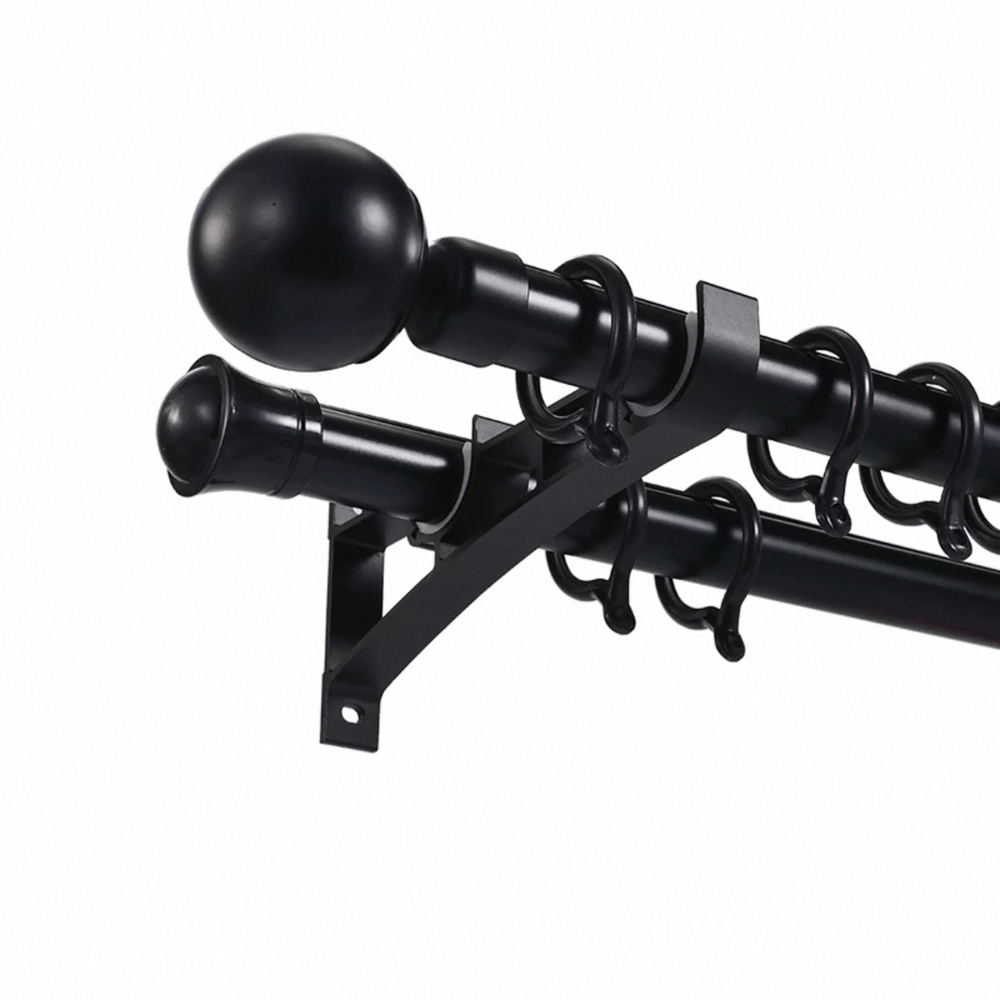 Карниз алюминиевый для штор, Однорядный Двухрядный, крючковый