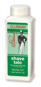 Clubman Shave Talc Neutral Тальк для сухого бритья (цвет: нейтральный), 112 г