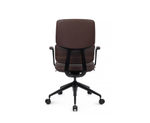 Офисное кресло Riva Design Avorio-M FK014-B11, натуральная кожа, Светло-бежевый, Основание / подлокотник алюминий