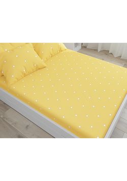 Постельное белье перкаль Сказка "Летние звезды/Летние звезды" 2-спальное Наволочка 50х70 см 2 шт Простынь 240x215 см Пододеяльник 175x215 см