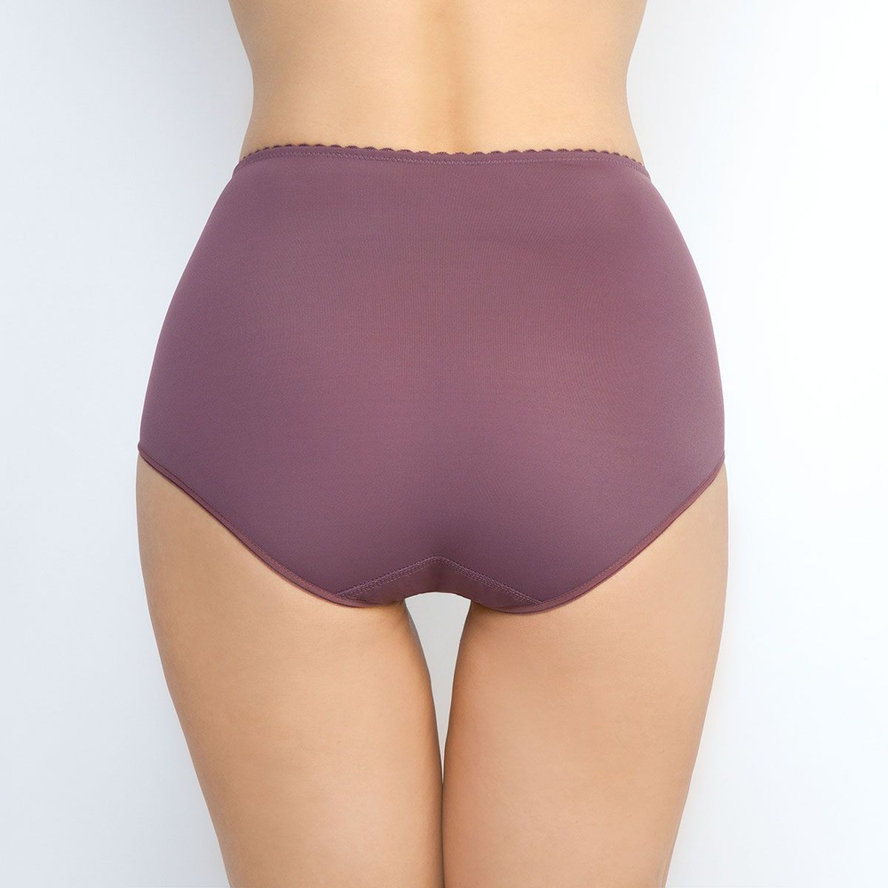 Трусы-макси с высокой линией талии (Размер: 50) (Цвет: фиолетовый)