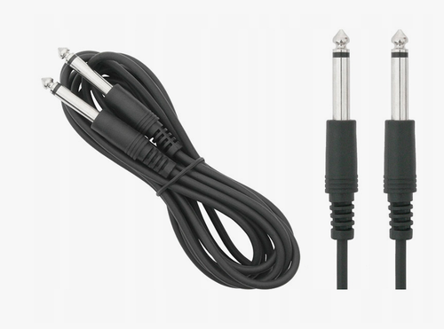 Аудио кабель 6.35 - 6,35 моно 3 метра