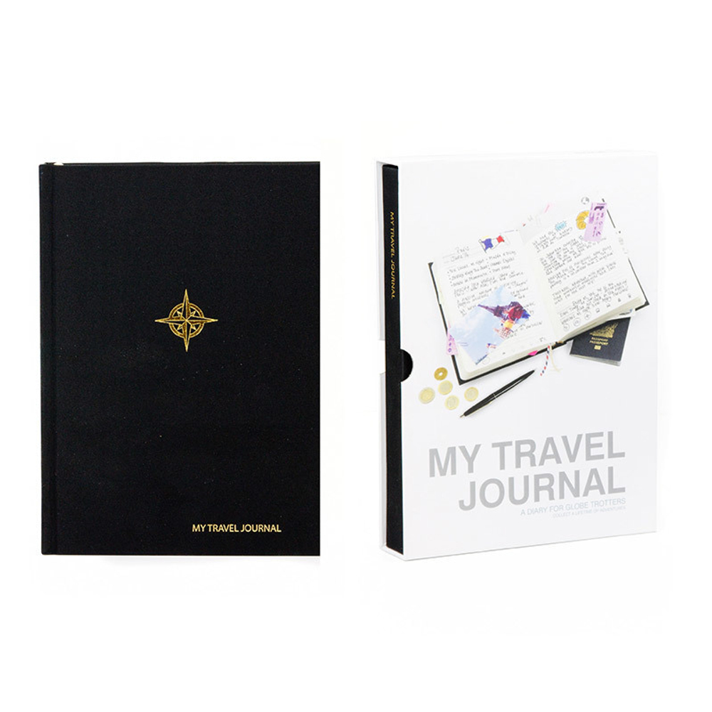 Журнал путешественника my travel черный