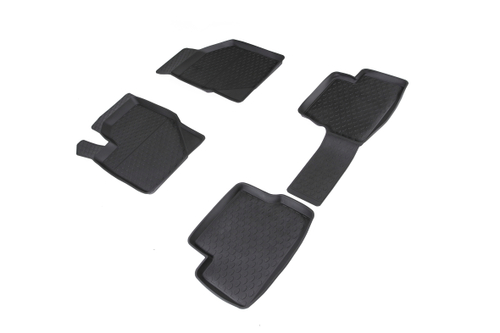 Резиновые коврики с высоким бортом для LADA Granta 2011-2017, Seintex.00092