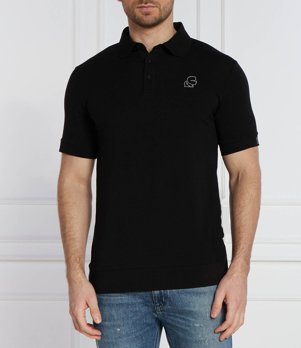 Поло Karl Lagerfeld - черный(745019 542221)
