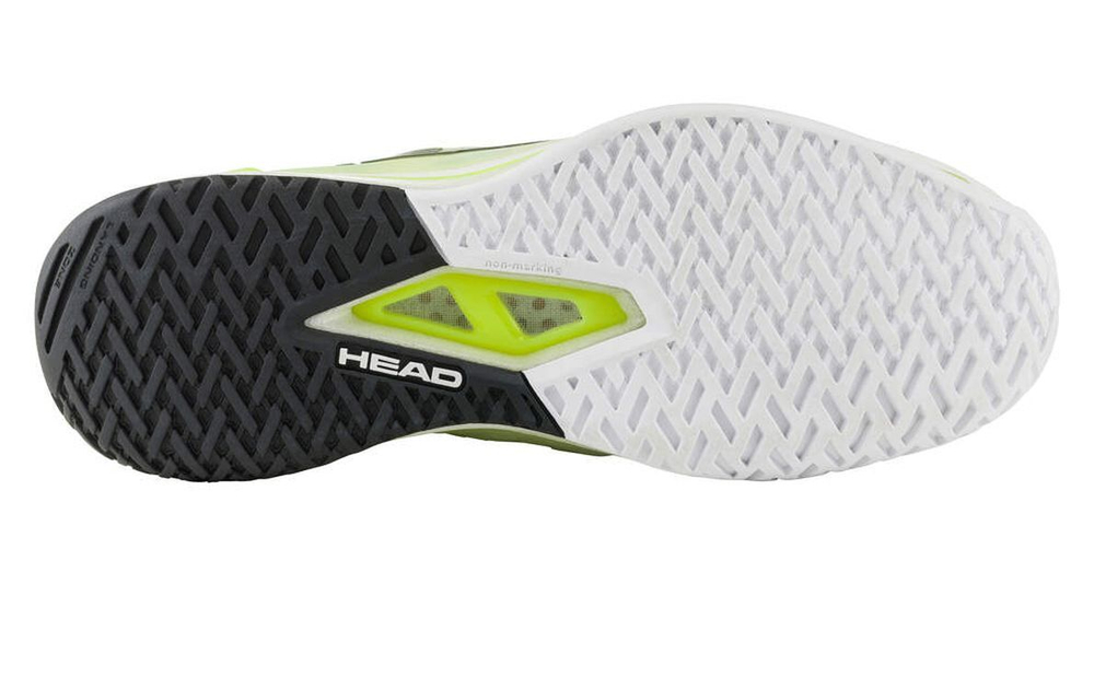 Мужские кроссовки теннисные Head Endure Pro - white/yellow