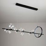 Люстра KG1233P-10 black/clear