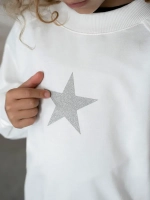 Свитшот для девочки осенний с завязками