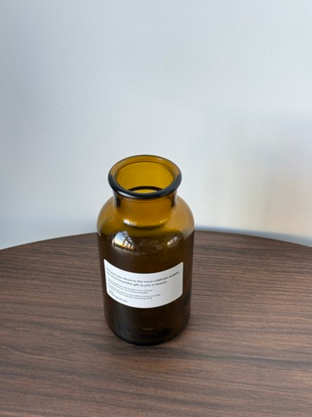 Ваза "Бутыль" Коричневая