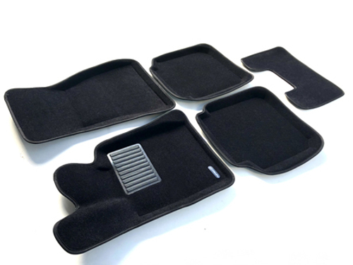 Коврики салона для BMW 7 (G12) (2015-) Euromat 3D Business черные. Арт. EMC3D-001203