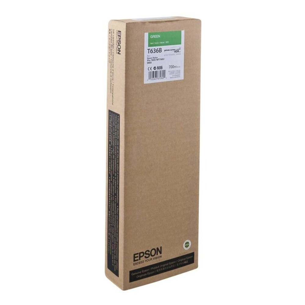 Картридж EPSON C13T636B00 (T636B) для Stylus Pro 7900/9900 зеленый 700мл.