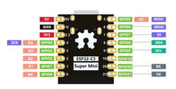 Плата ESP32-C3 SuperMini