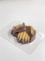 Пластиковая форма для шоколада "Лошадка с бабочкой"