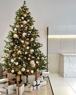 Елка с гирляндой 2в1 «Торжественная» (Литая хвоя) от 1,8 м до 4 м
