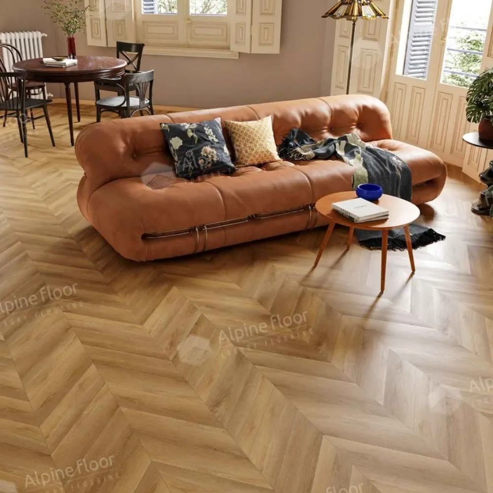 Кварцвиниловая плитка Alpine Floor Chevron Alpine ECO 18-18 MC Баварский Лес